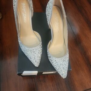 Betsey Johnson Silver Women's Shoes